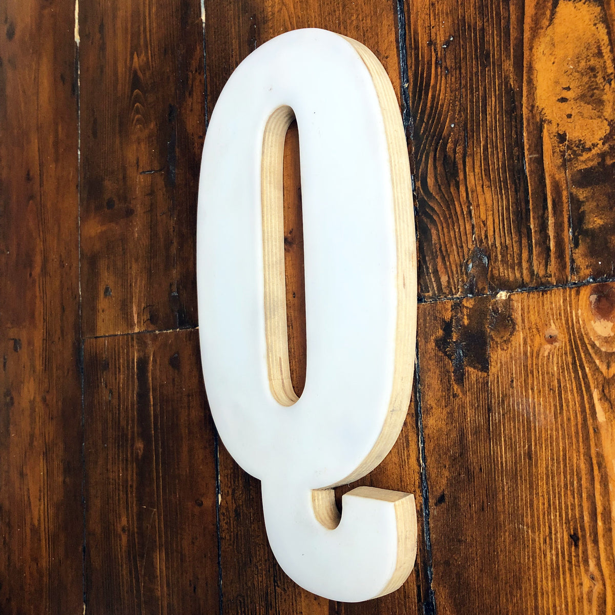 Medium Factory Shop Letter Ply Wood & Perspex