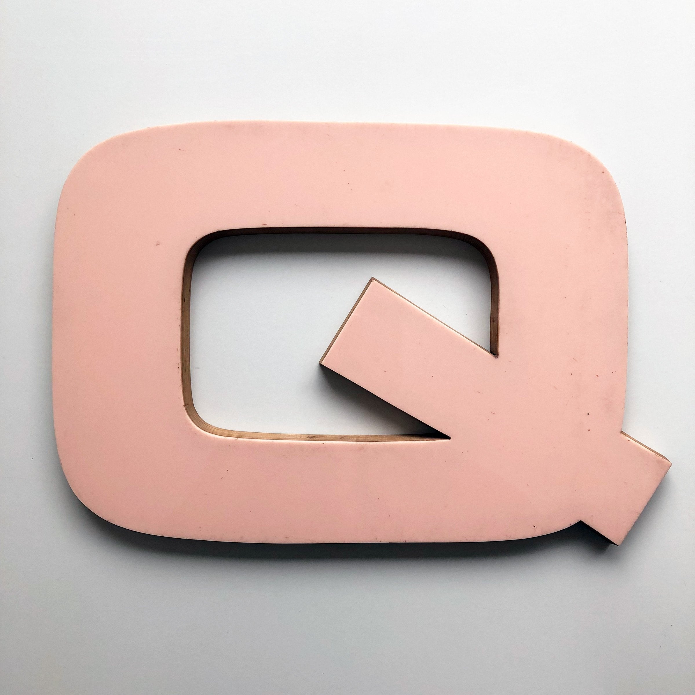 Large Letter Ply and Perspex