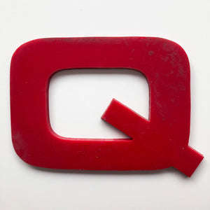 Large Letters and Numbers Solid Perspex