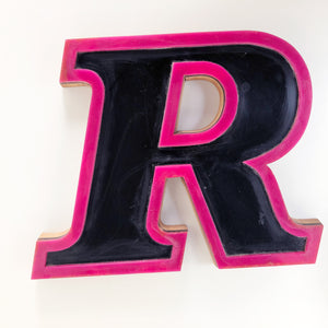 Medium Factory Shop Letter Ply Wood & Perspex