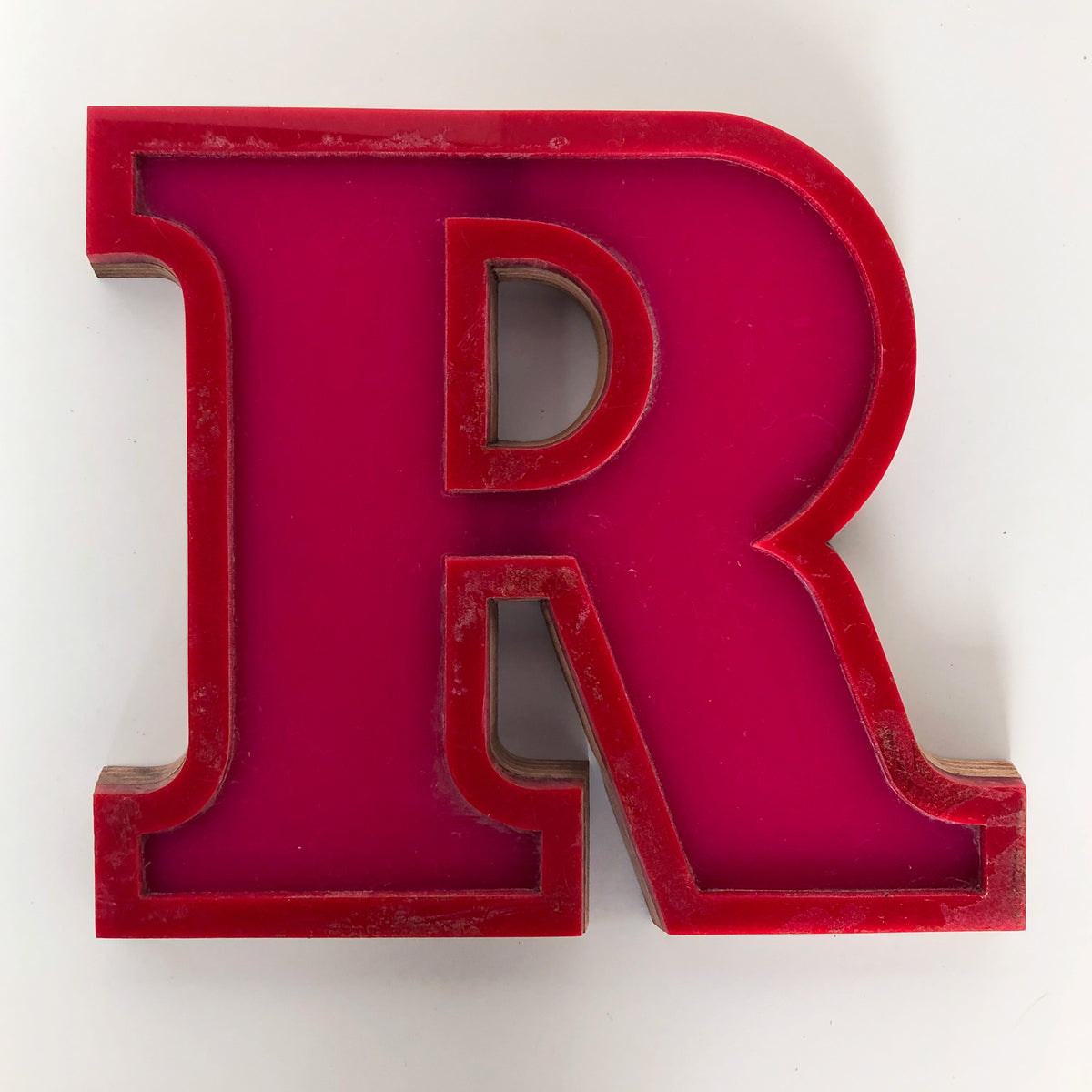 Medium Factory Shop Letter Ply Wood & Perspex