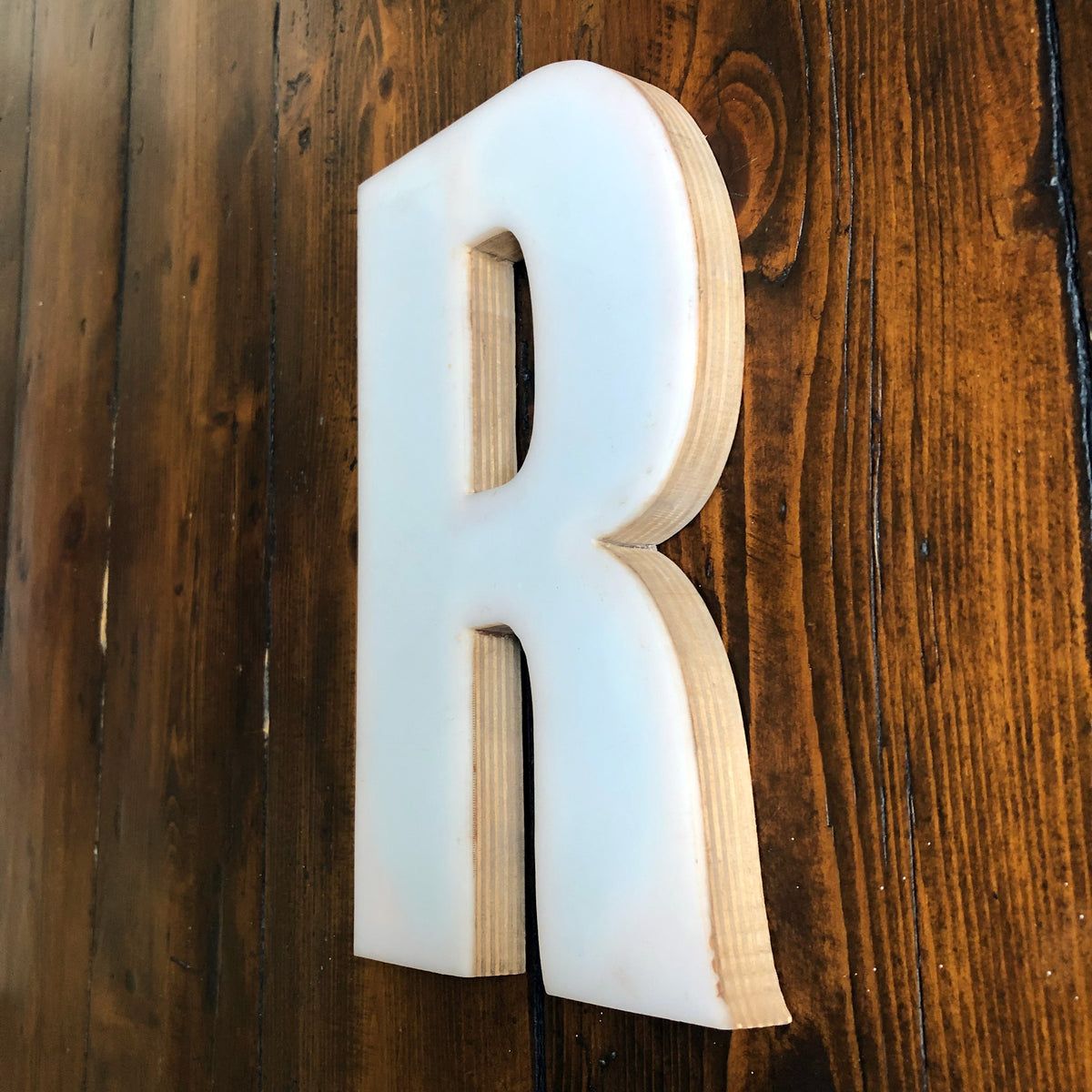 Medium Factory Shop Letter Ply Wood & Perspex