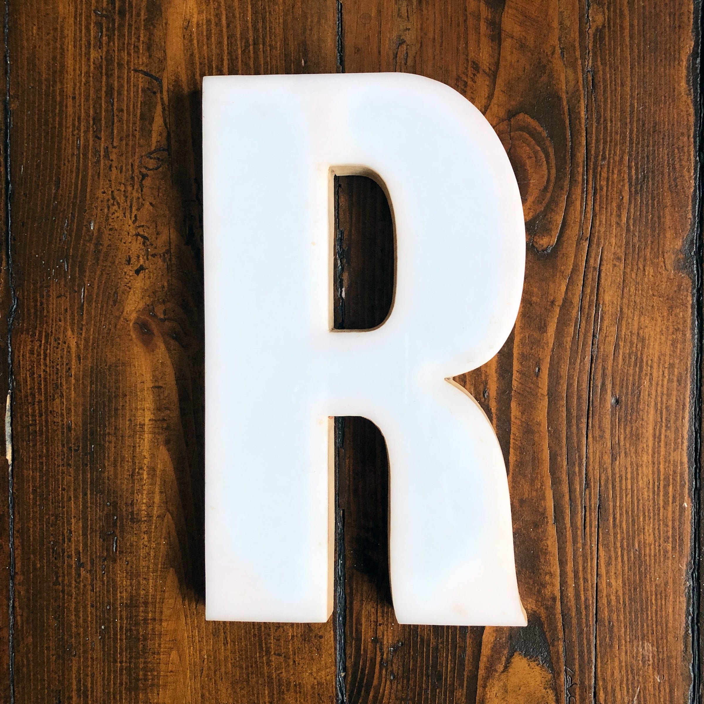 Medium Factory Shop Letter Ply Wood & Perspex