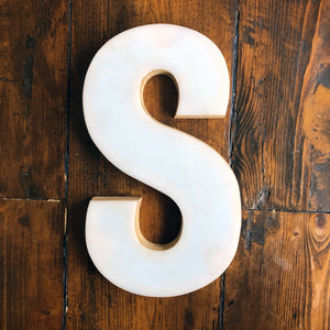Medium Factory Shop Letter Ply Wood & Perspex