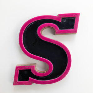 Medium Factory Shop Letter Ply Wood & Perspex