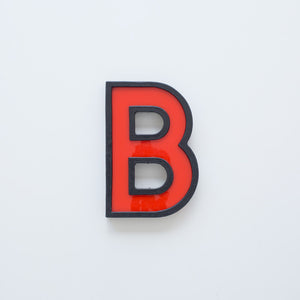 Medium Vintage Cinema Letters Midcentury Red/Black