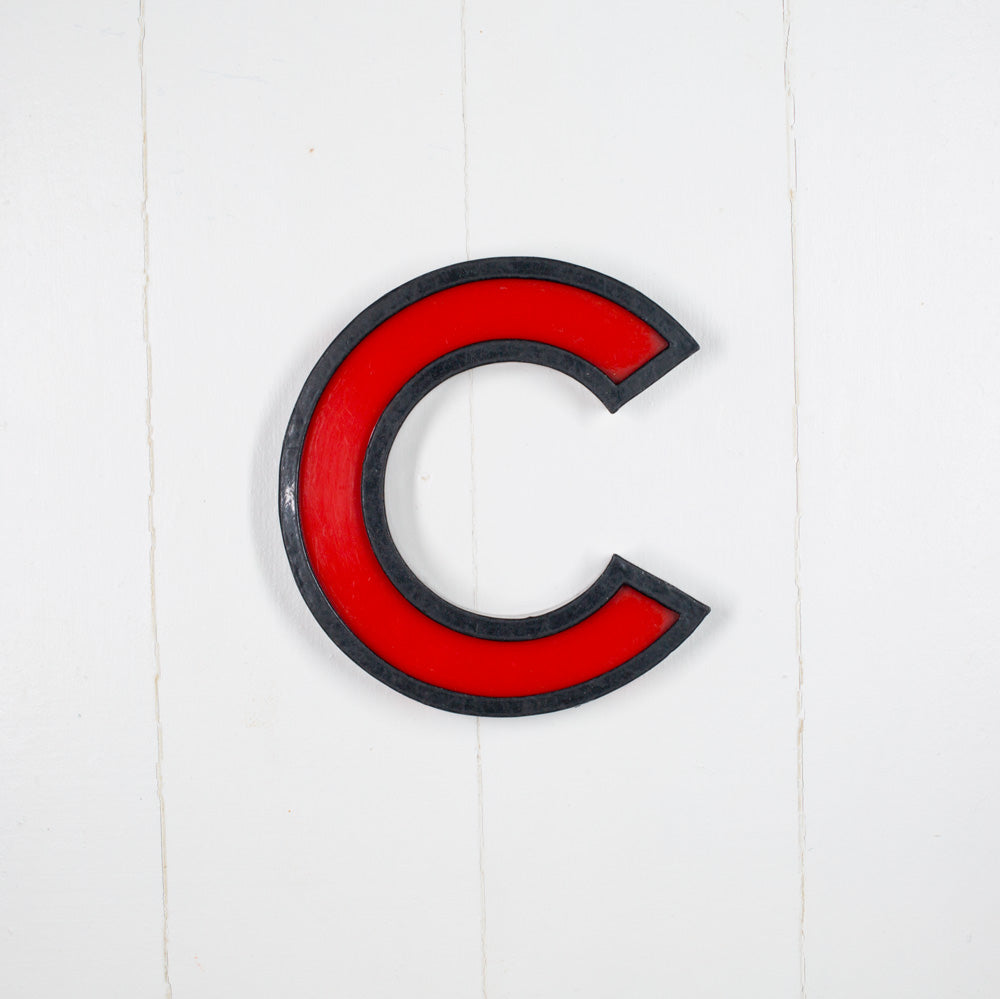 Medium Vintage Cinema Letters Midcentury Red/Black