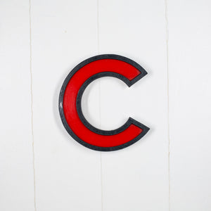 Medium Vintage Cinema Letters Midcentury Red/Black
