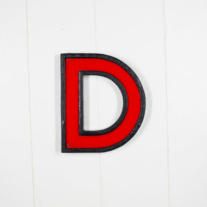 Medium Vintage Cinema Letters Midcentury Red/Black