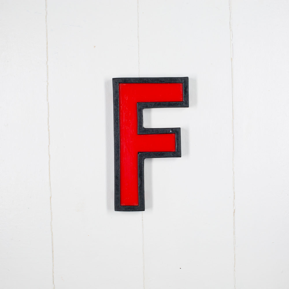 Medium Vintage Cinema Letters Midcentury Red/Black