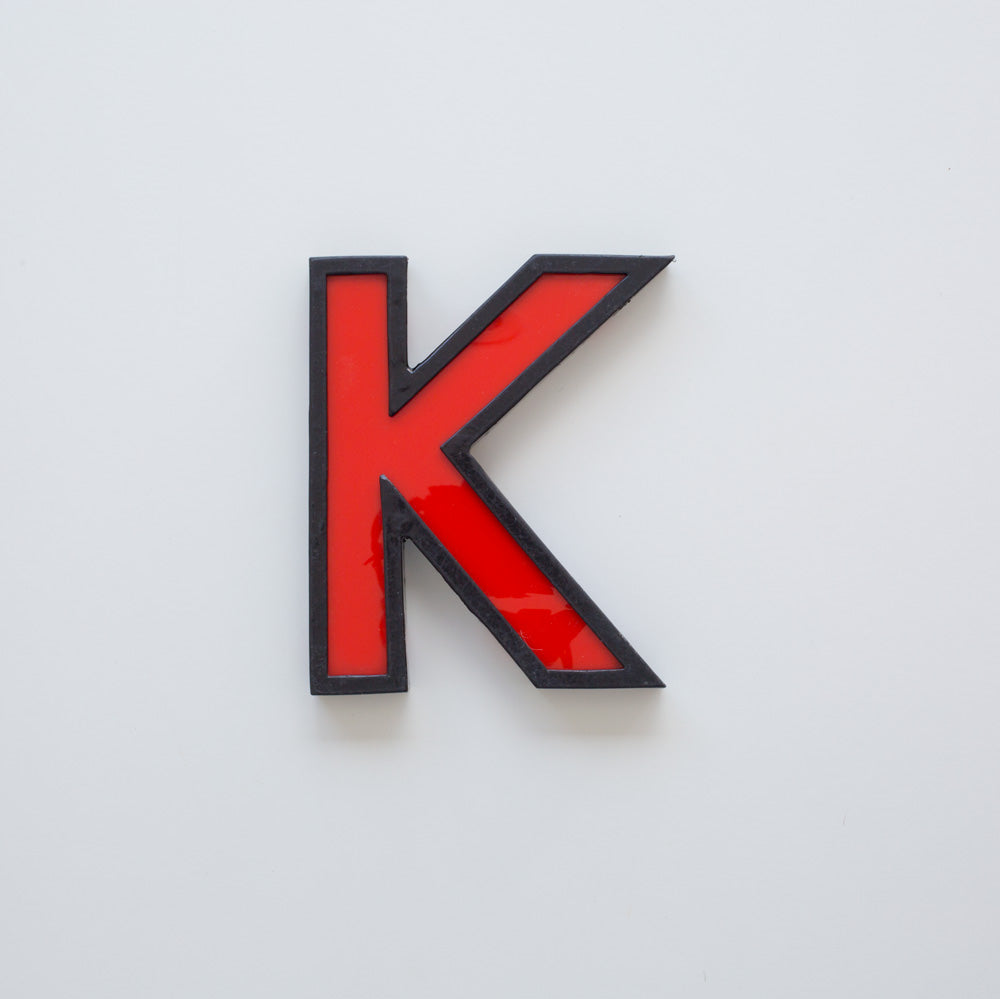 Medium Vintage Cinema Letters Midcentury Red/Black