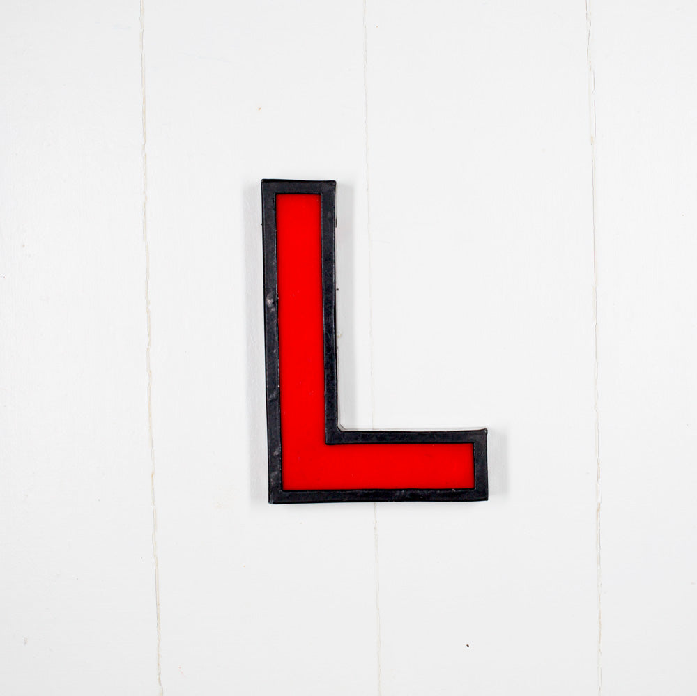 Medium Vintage Cinema Letters Midcentury Red/Black