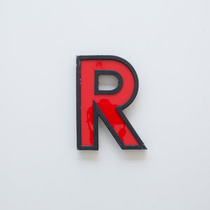 Medium Vintage Cinema Letters Midcentury Red/Black