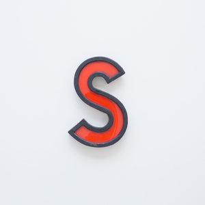 Medium Vintage Cinema Letters Midcentury Red/Black
