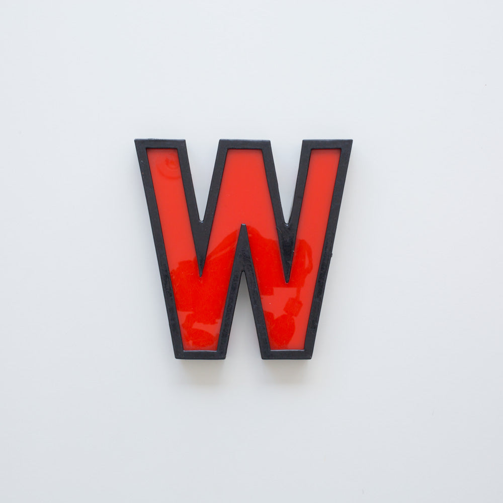 Medium Vintage Cinema Letters Midcentury Red/Black
