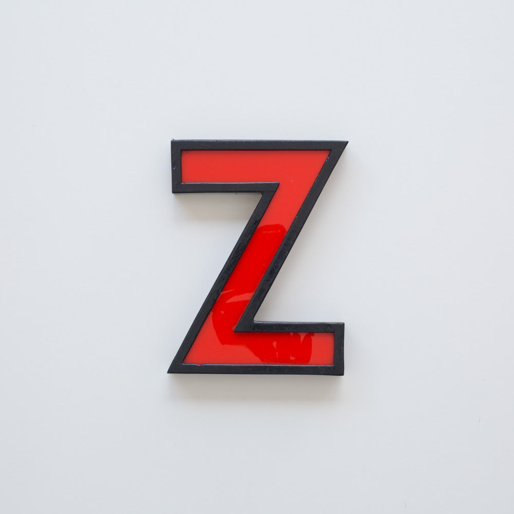 Medium Vintage Cinema Letters Midcentury Red/Black