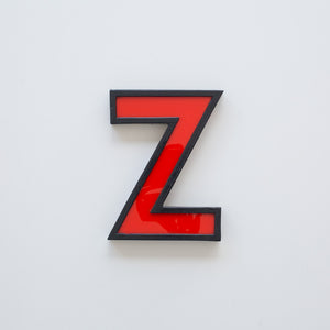 Medium Vintage Cinema Letters Midcentury Red/Black