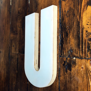 Medium Factory Shop Letter Ply Wood & Perspex