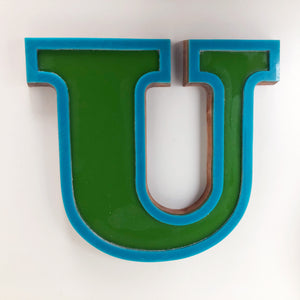 Medium Factory Shop Letter Ply Wood & Perspex
