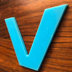 Large Letters and Numbers Solid Perspex