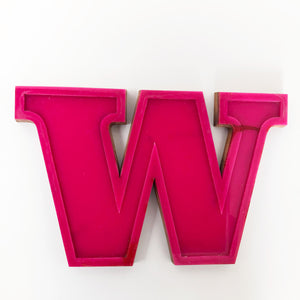 Medium Factory Shop Letter Ply Wood & Perspex