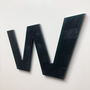 Large Letter Solid Perspex