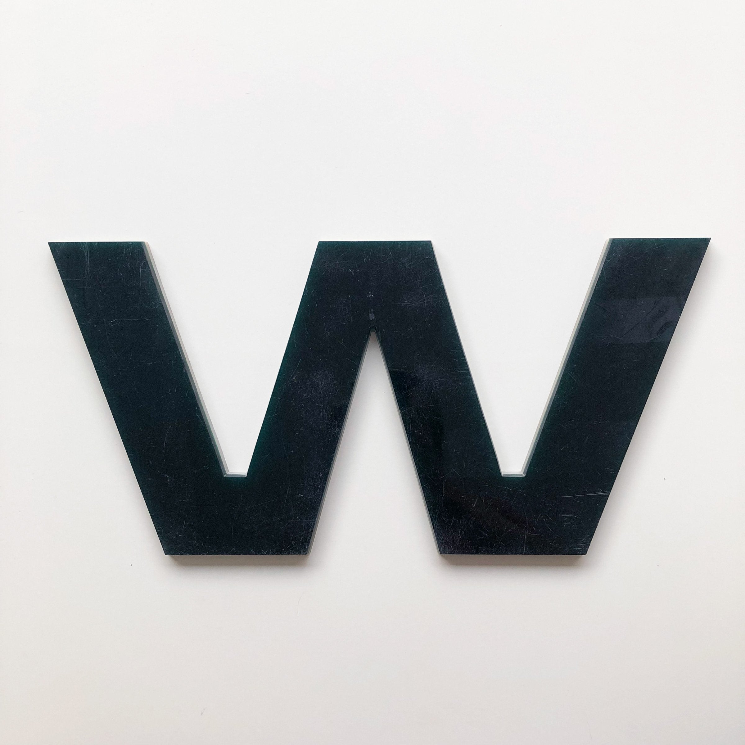 Large Letter Solid Perspex