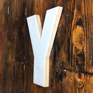 Medium Factory Shop Letter Ply Wood & Perspex
