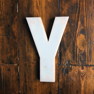 Medium Factory Shop Letter Ply Wood & Perspex