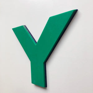 Large Letter Solid Perspex
