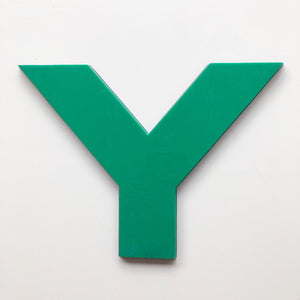 Large Letter Solid Perspex